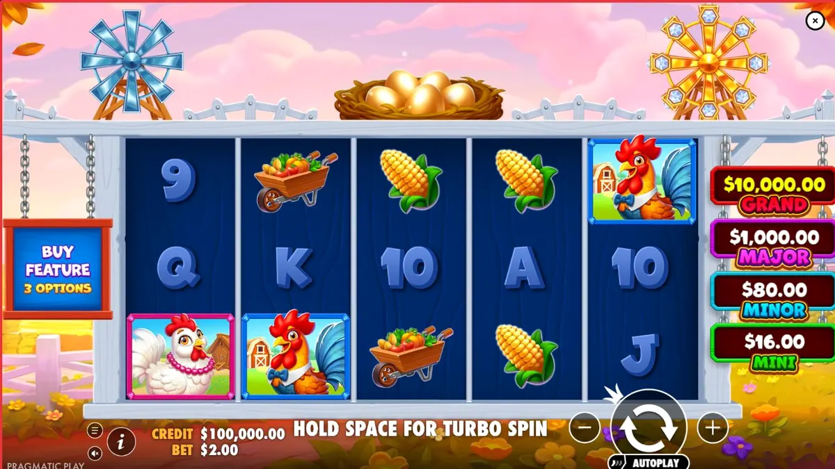 Tampilan visual slot Better Barn House Bonanza dengan tema peternakan kartun yang ceria